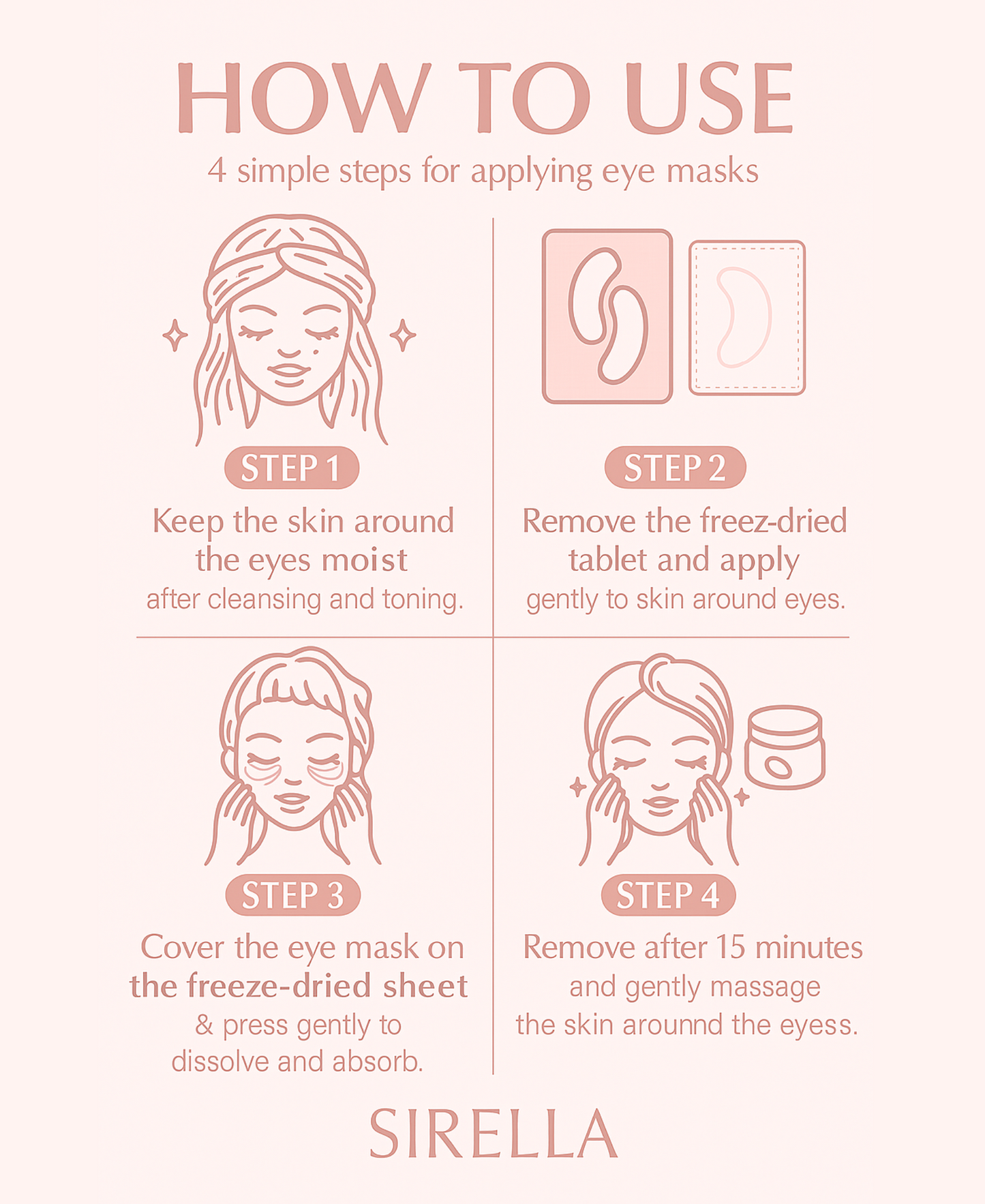 Freeze-Dried Collagen Eye Patches